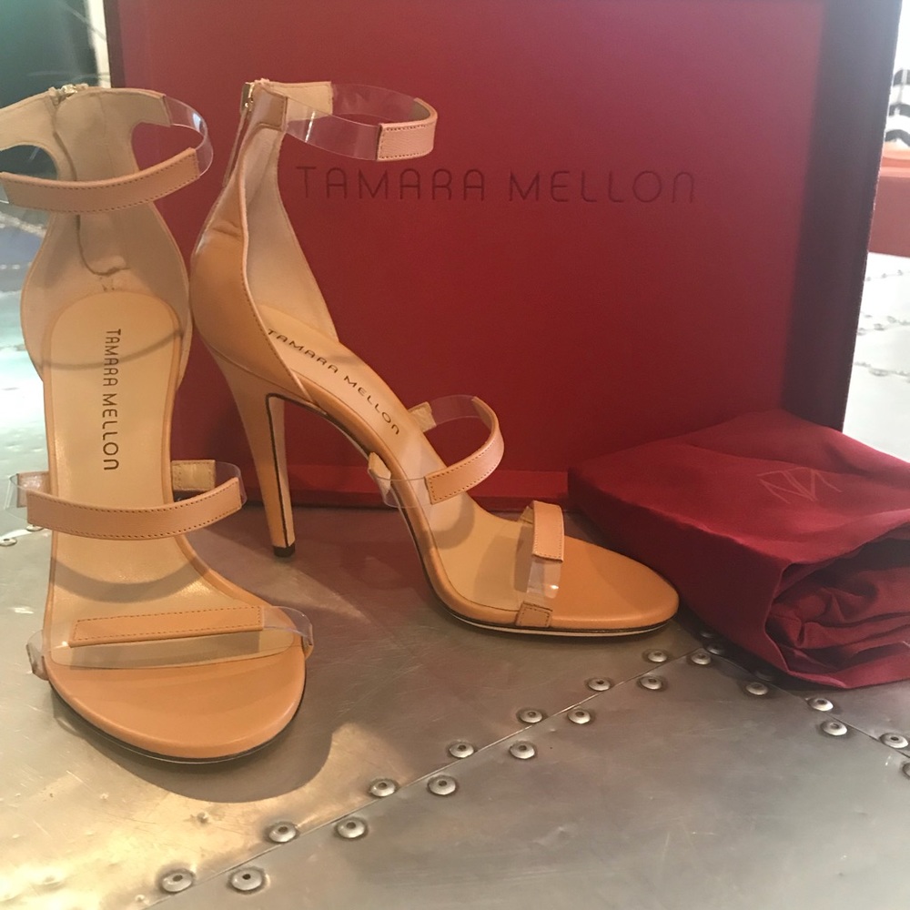 Tamara Mellon “Frontline” Nappa Nude
